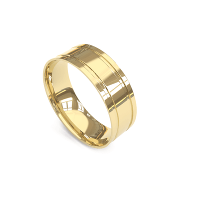 Aliança de Ouro 02 — Ouro 18k